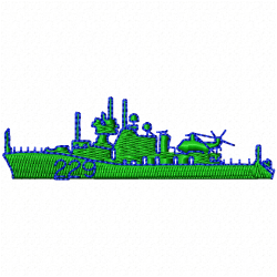 Boats Embroidery Design 7 Boats Embroidery Design 7